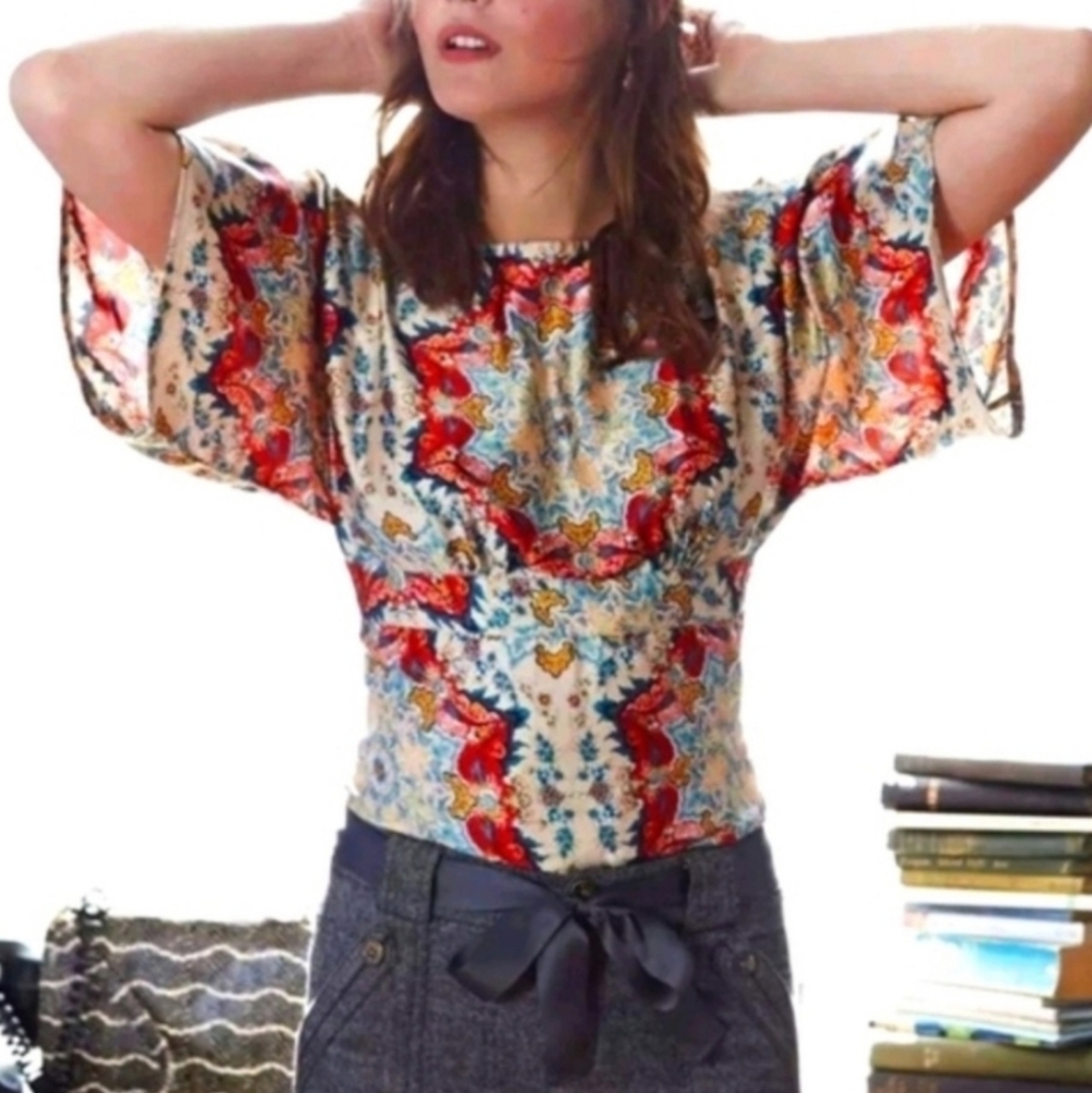 Anthropologie KAS New York Blouse 4